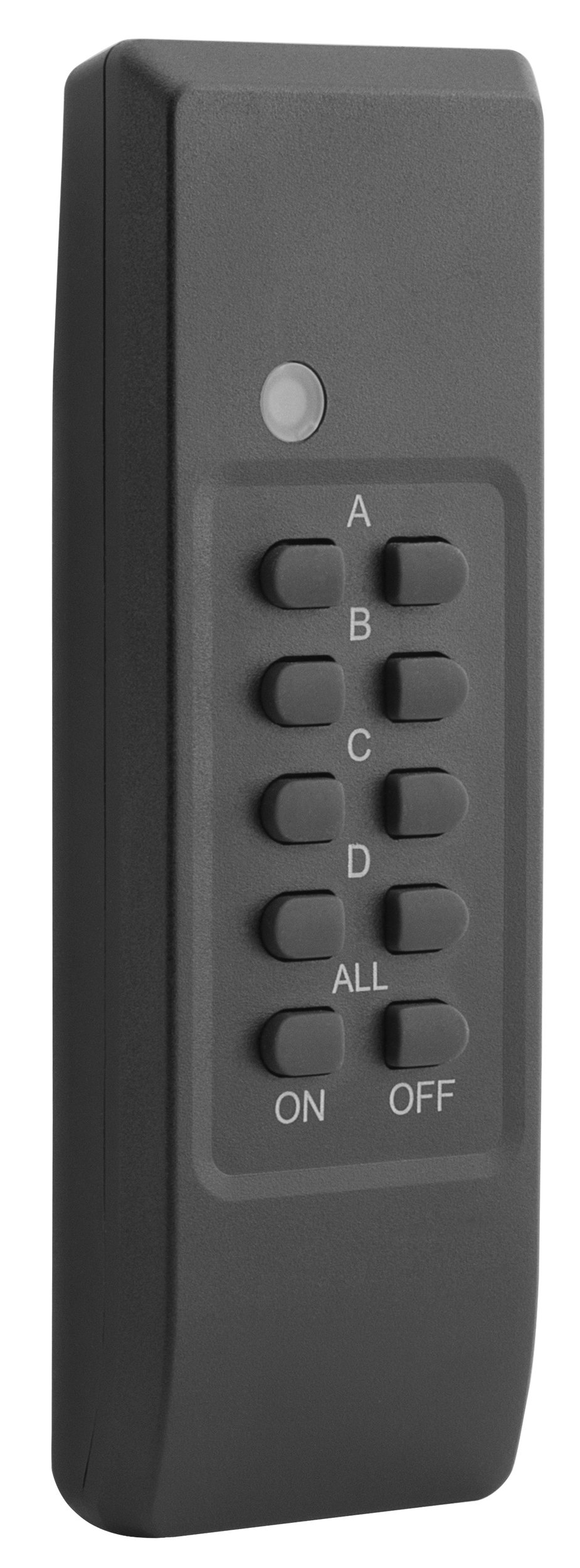 mumbi Funksteckdosen-Set Outdoor Erweiterung - 1x Funksteckdose (spritzwassergeschützt, IP44), 1100 Watt, schwarz