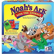 Noah's Ark Educational Balancing Board Game for Kids & Toddlers - Christian Bible Animal Toy with Rocking Balance - Fun and Learning for Kids