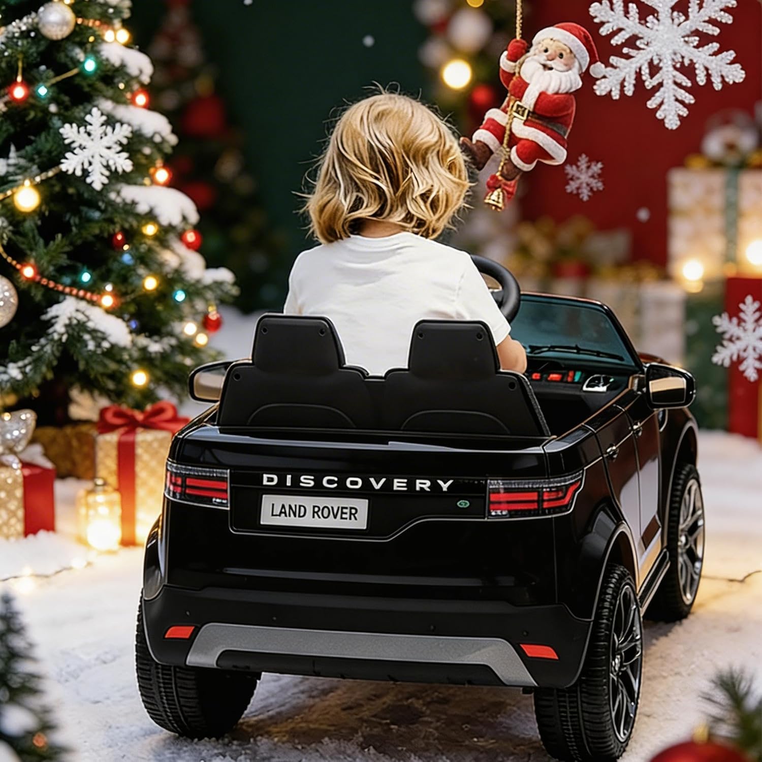 12V Licensed Land Rover 2 Seater Ride on Car for Kids with 2.4g Remote Control, Battery Powered Electric Car Ride on Vehicle Double Doors, LED Light, 2.8 MPH Max Speed