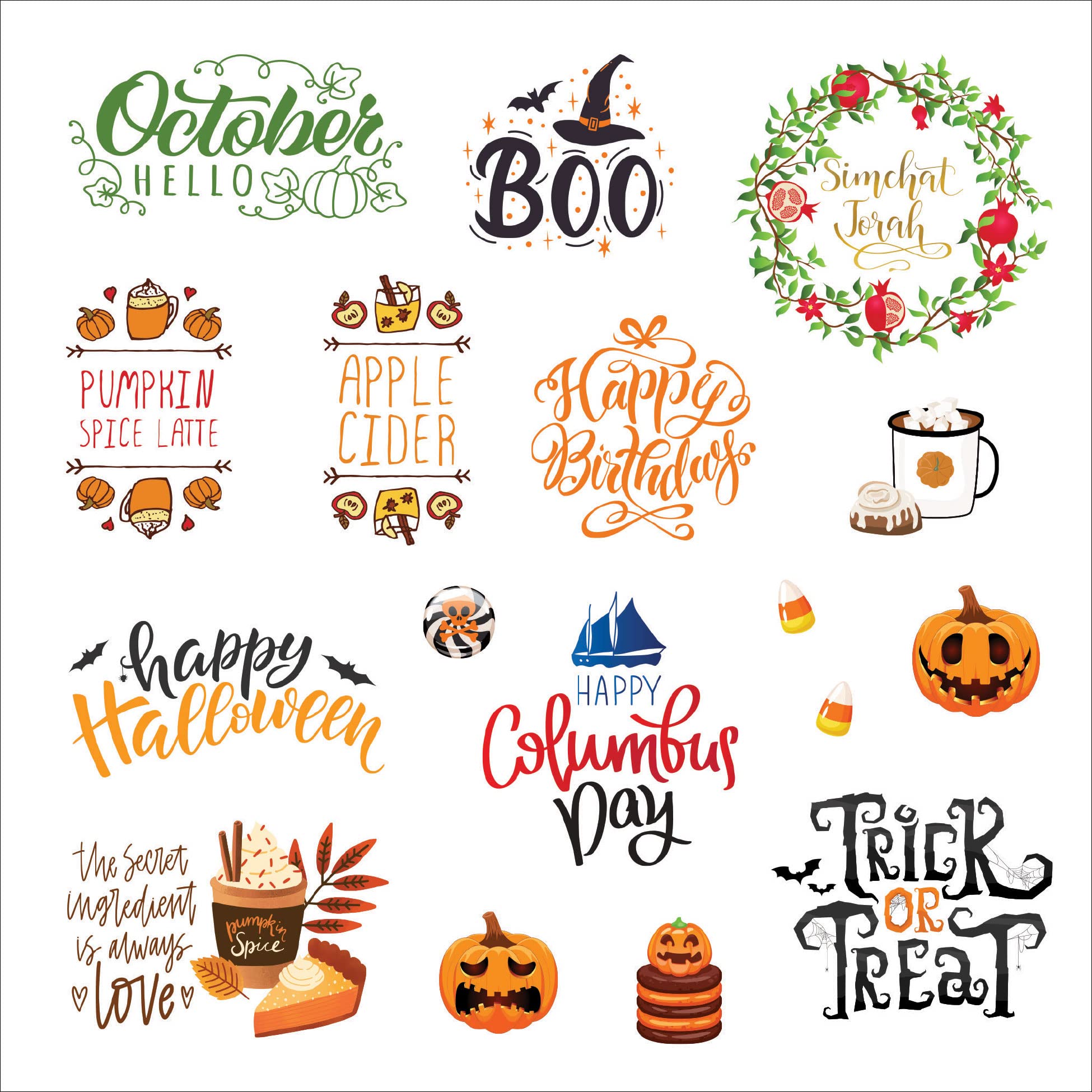 A Year in Stickers: Fun Pictures and Words to Highlight Celebrations