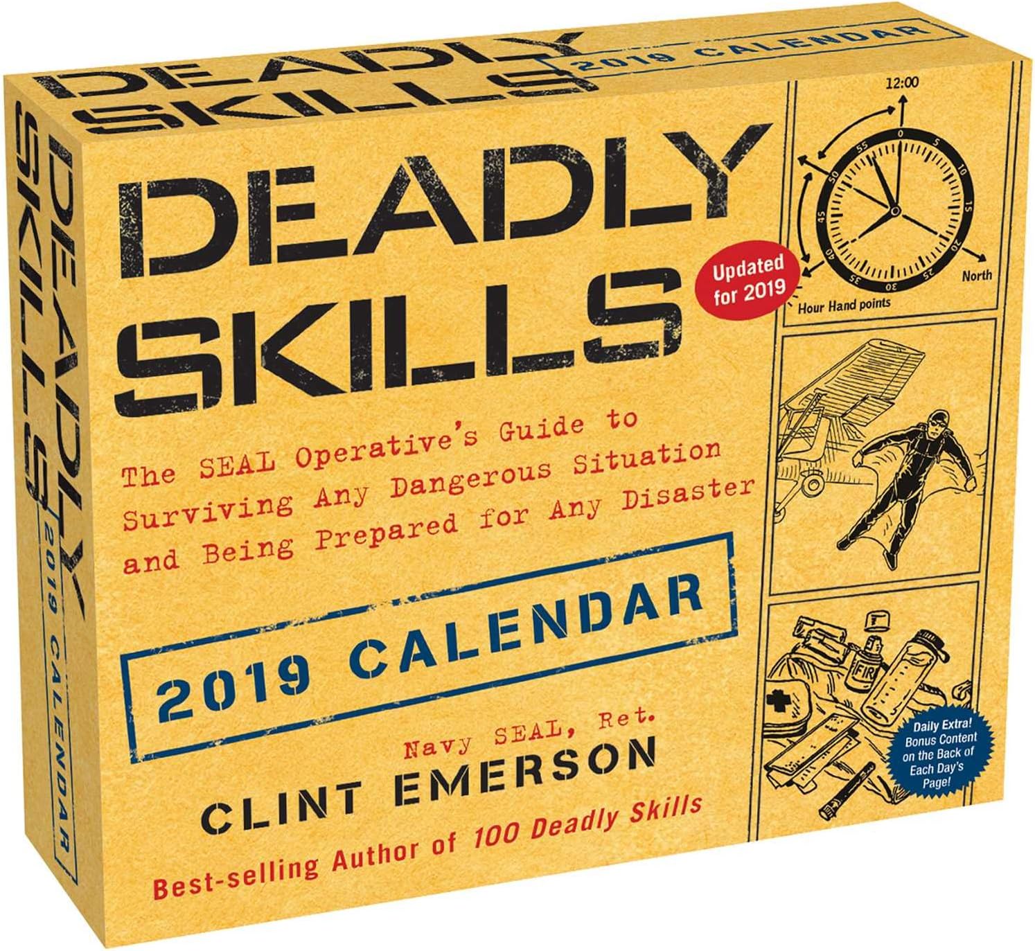 Deadly Skills 2019 Day-to-Day Calendar Calendar – Day to Day Calendar, August 21, 2018