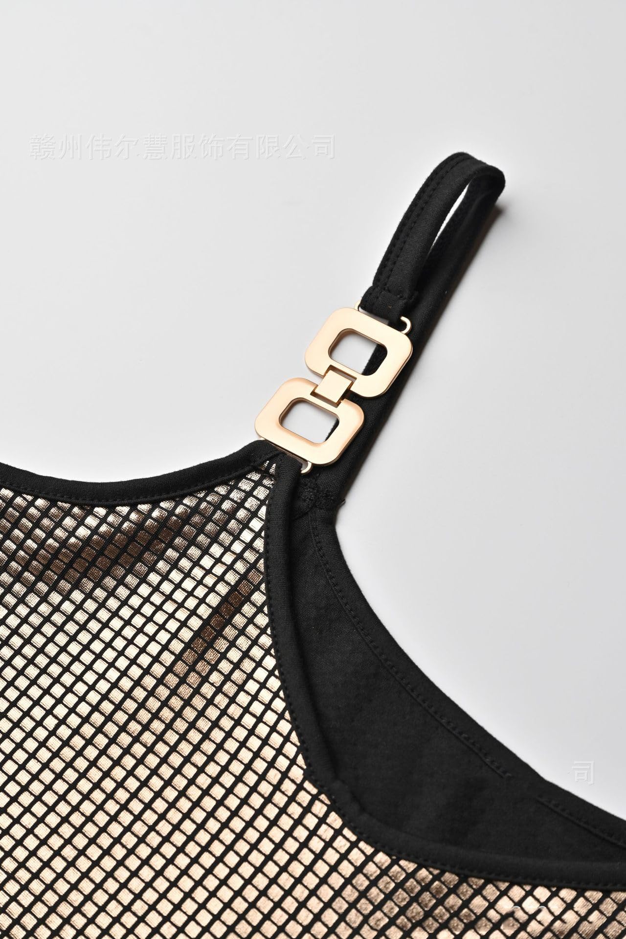 Disco Party Sexy Metallic Pailletten Glitzer Strass Neckholder Weste Rückenfrei Crop Deep V Tank Tops Cami Kette Top