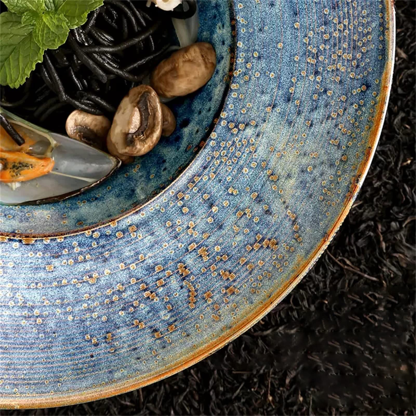 Miski do makaronu 28 cm ceramiczna miska do sałatki z szerokimi krawędziami – 1 szt., duży zestaw misek do serwowania naczyń kuchennych