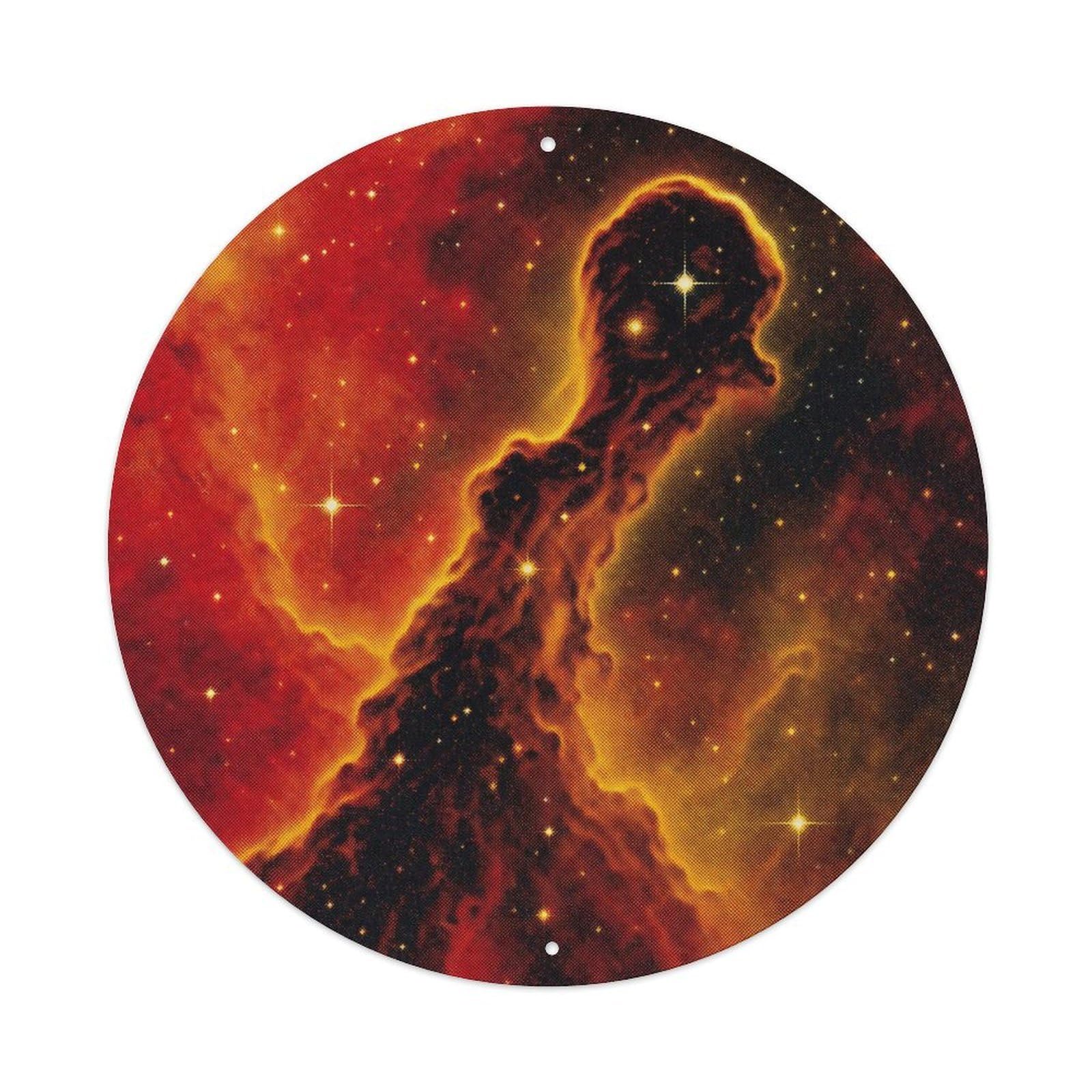 Galaxy Elephant Trunk Nebula Space Exploration Universe Metal Tin Sign