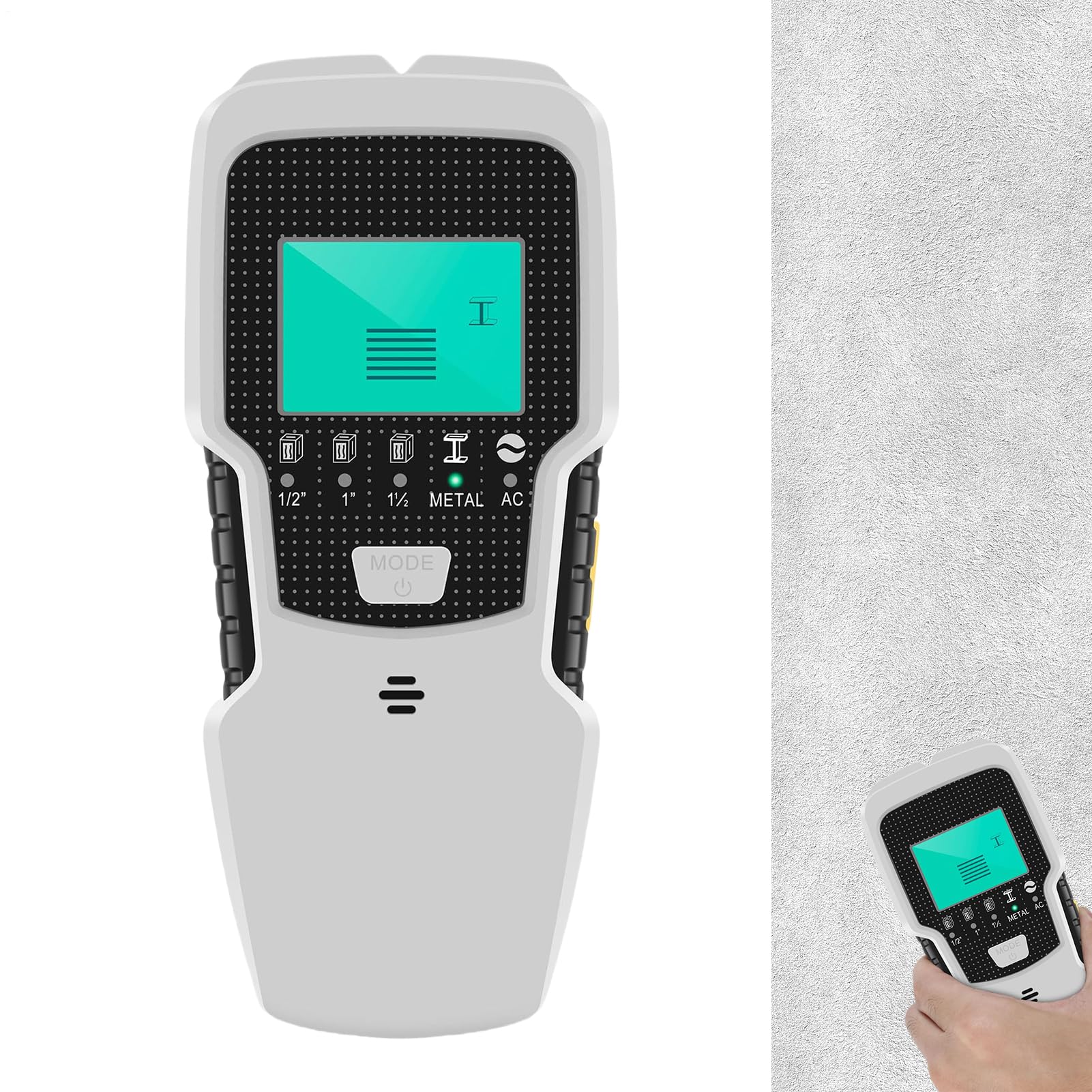 Scanner mural et détecteur de support portable magnétique pour câbles et tubes