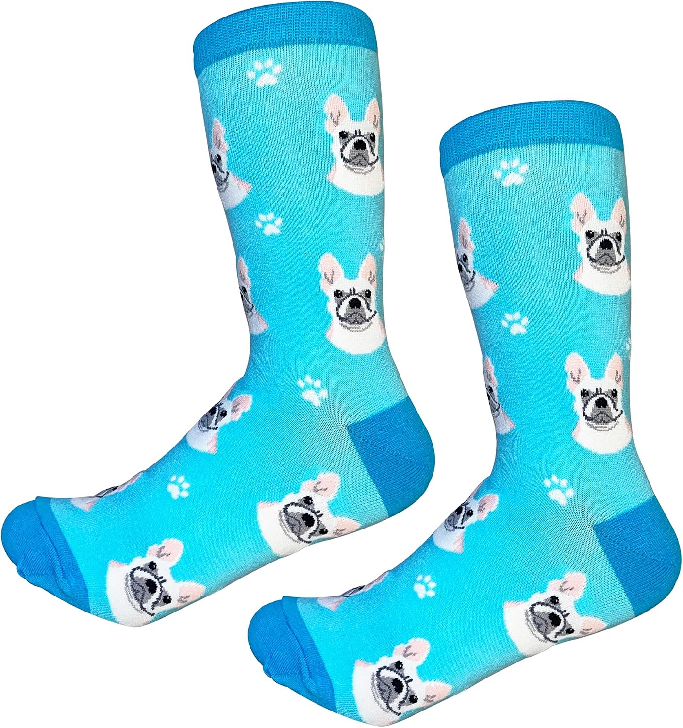 Socks - Fun Unisex Crazy Pet Lover Novelty Funny Gifts for Dog Lovers Cute Pattern Casual Crew One Size Fits most