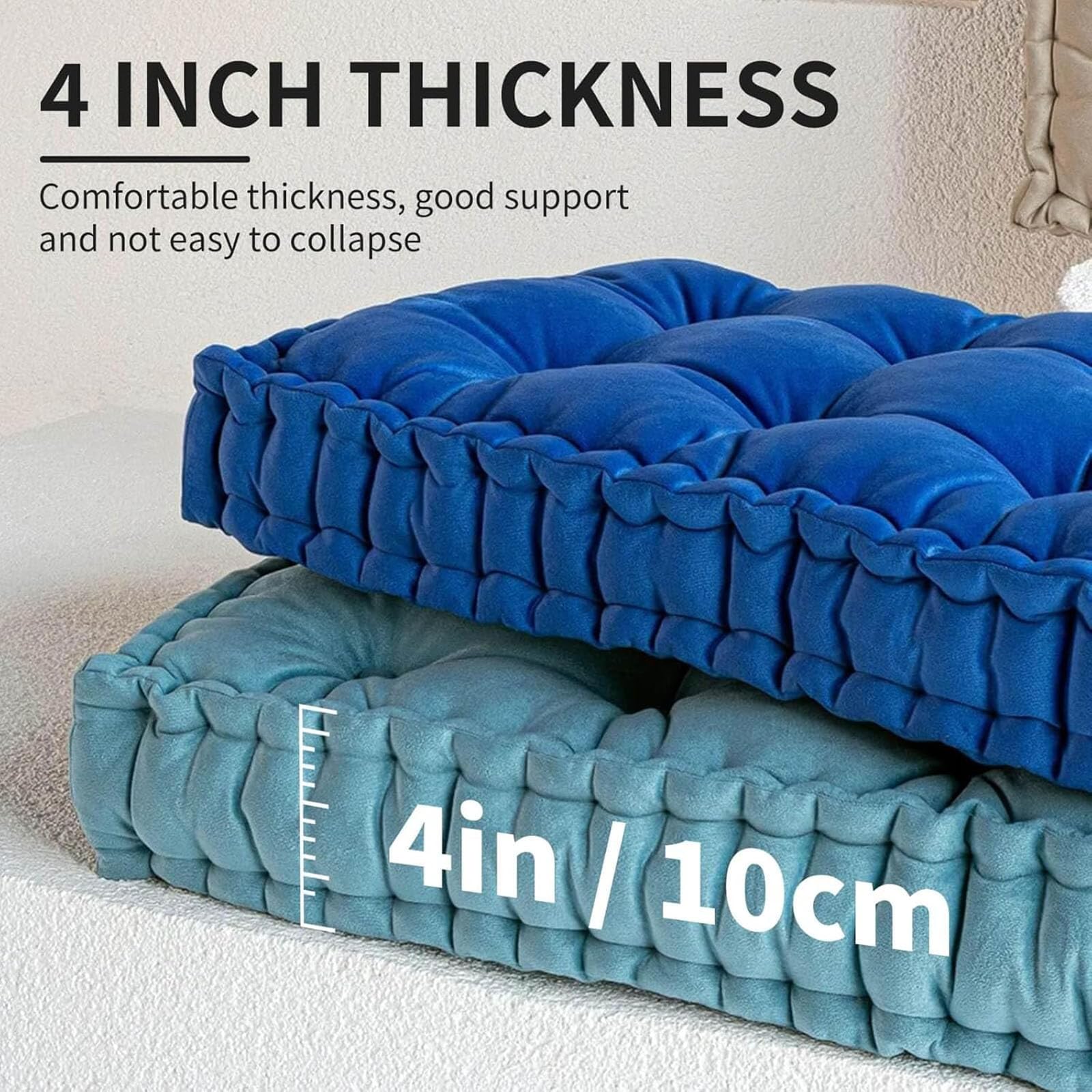 Coussins de banc texturés en mousse à mémoire de forme doux et durable avec poignée - Idéal pour intérieur et extérieur (blanc, 170 x 70 x 10 cm)