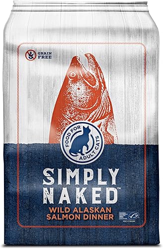 Alimento para gatos sin granos de salmón salvaje de Alaska  Sin pollo u otros subproductos animales  Rico en ácidos grasos Omega 3 y 6  Pescado