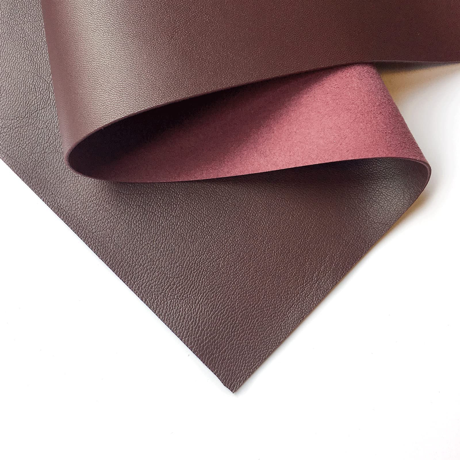 Leatheraa Italian Leather Company Burgundy Genuine Sheepskin Leather For Bookbinding (, 18X24in/ 45X60cm)