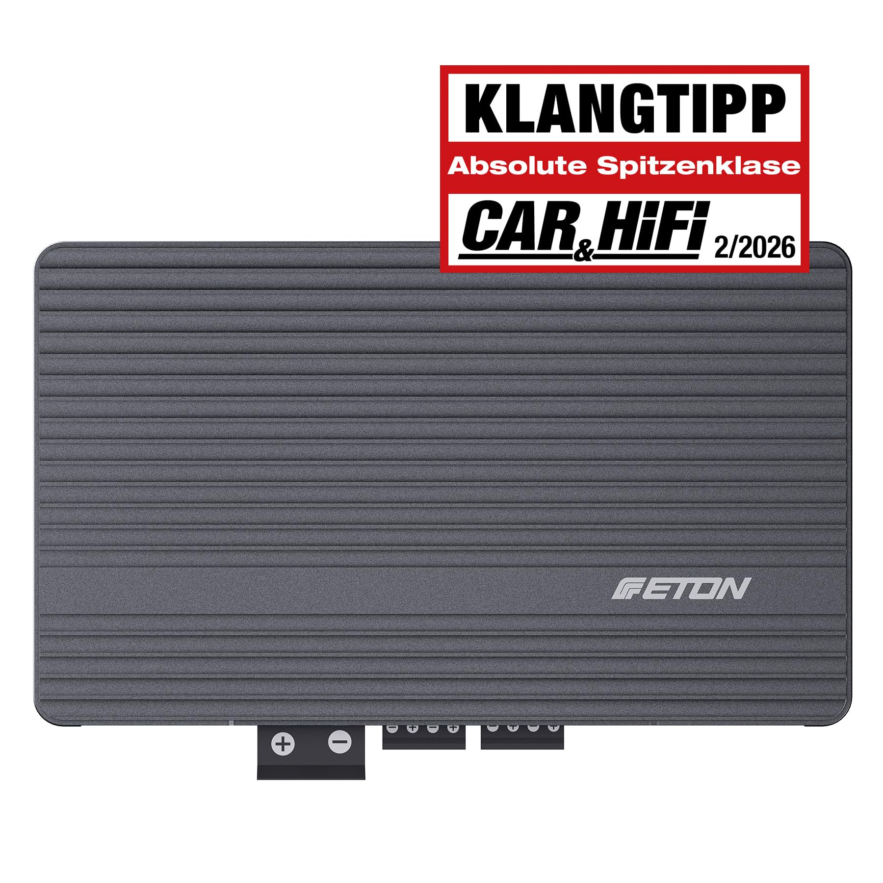 ETON GA 4 – High-End 4-Kanal Verstärker, leistungsstarke digitale Endstufe für Autos und Reisemobile, Power Class-D Amp mit 4 x 220 Watt RMS