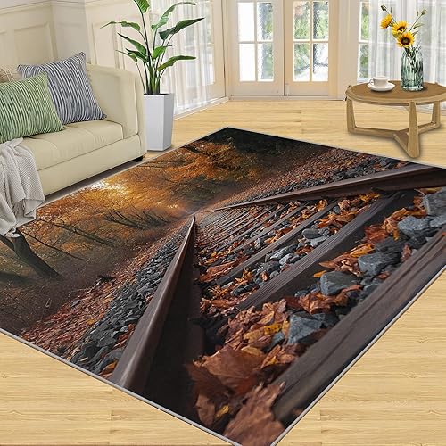 Miniatura 24 de Cyberpunk - Alfombras de túnel para dormitorio, alfombra de pasillo digital, alfombras de paisaje urbano neón para sala de estar, alfombra