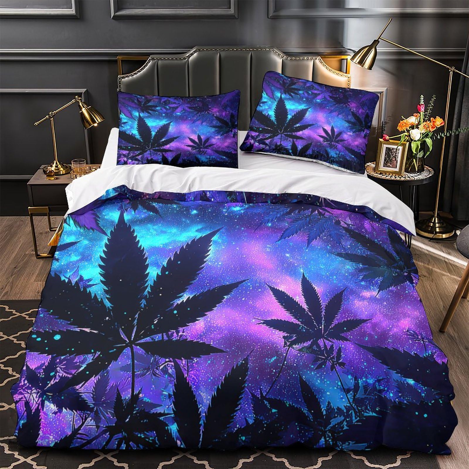 Parure de lit King imprimé 3D de qualité supérieure en microfibre douce et durable