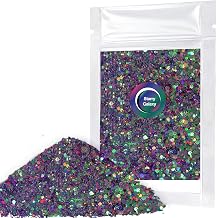 Matio Chameleon Chunky Glitter,0.7Oz/20g Starry Galaxy Color Shift Glitter
