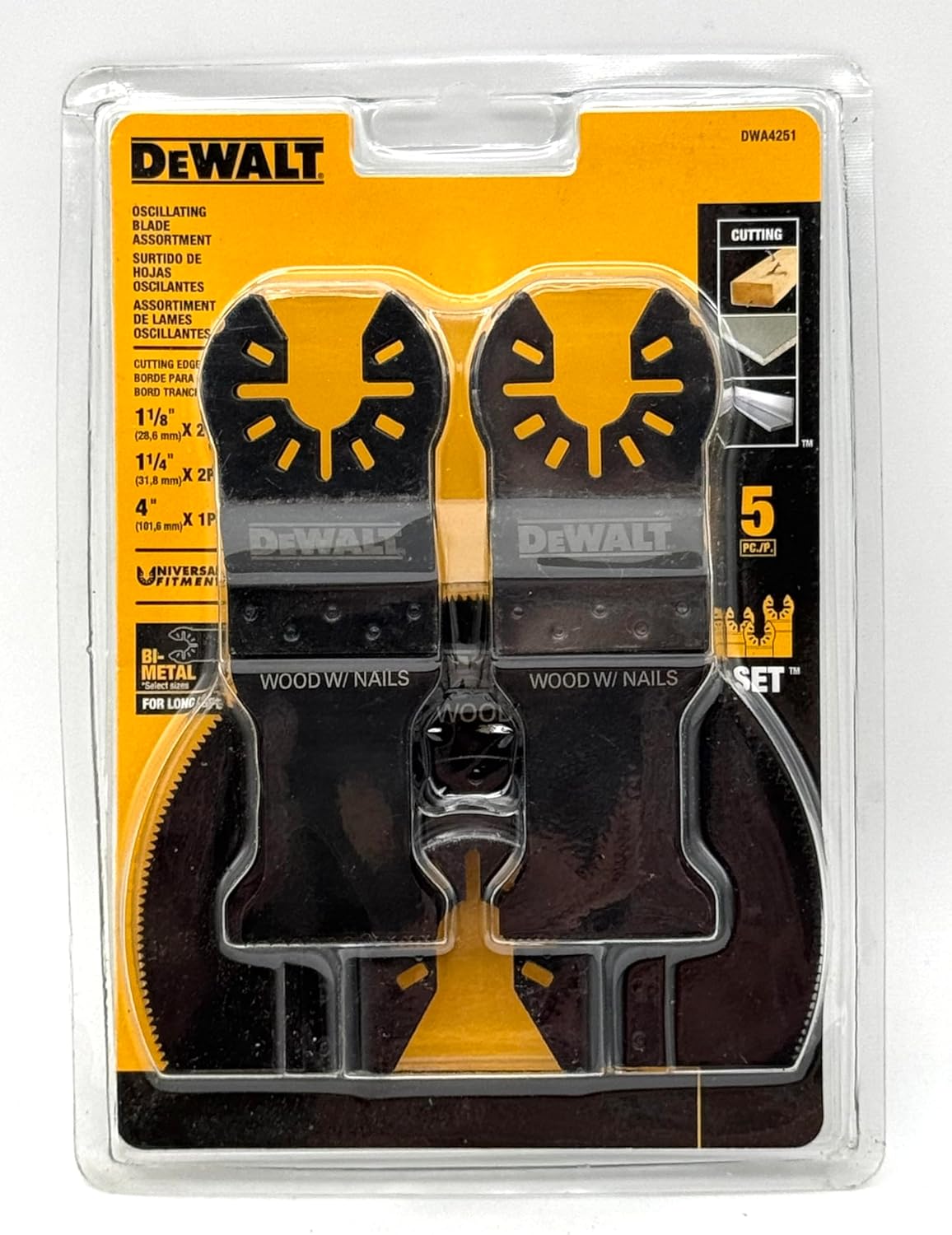 DW OSC GENERAL PURPOSE CUT SET 5PC