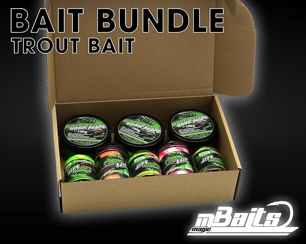 Magic Baits Pack de leurres pour truites Tout en un Set économique Pack économique de leurres pour truites Pâte à truite Appât pour pêche flottant enfonçant - 2