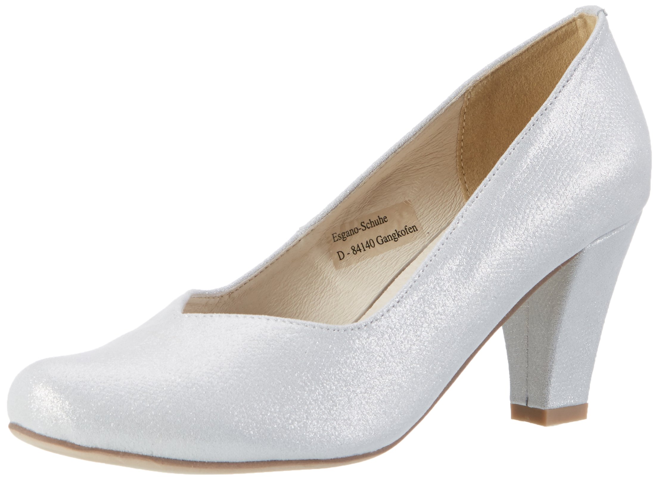 Andrea Conti 1003464, Women’s Pumps, Silver, 5 UK (38 EU)