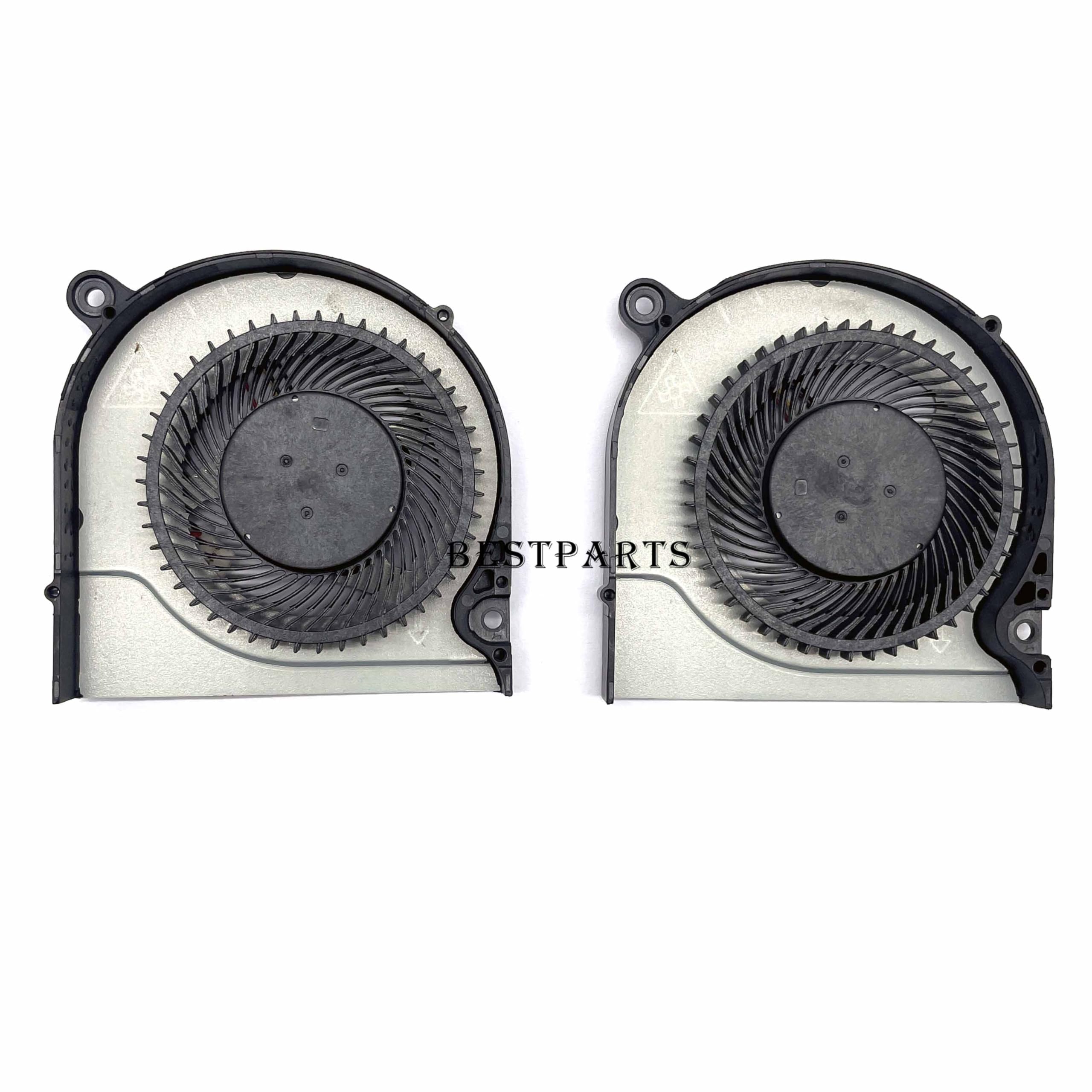 BestParts Nouveau ventilateur CPU + GPU de remplacement pour ordinateur portable de jeu ACER Nitro 5 (AN515-51) 15,6", P/N : DFS541105FC0T FJN1, ventilateur 5V (lot de 2)