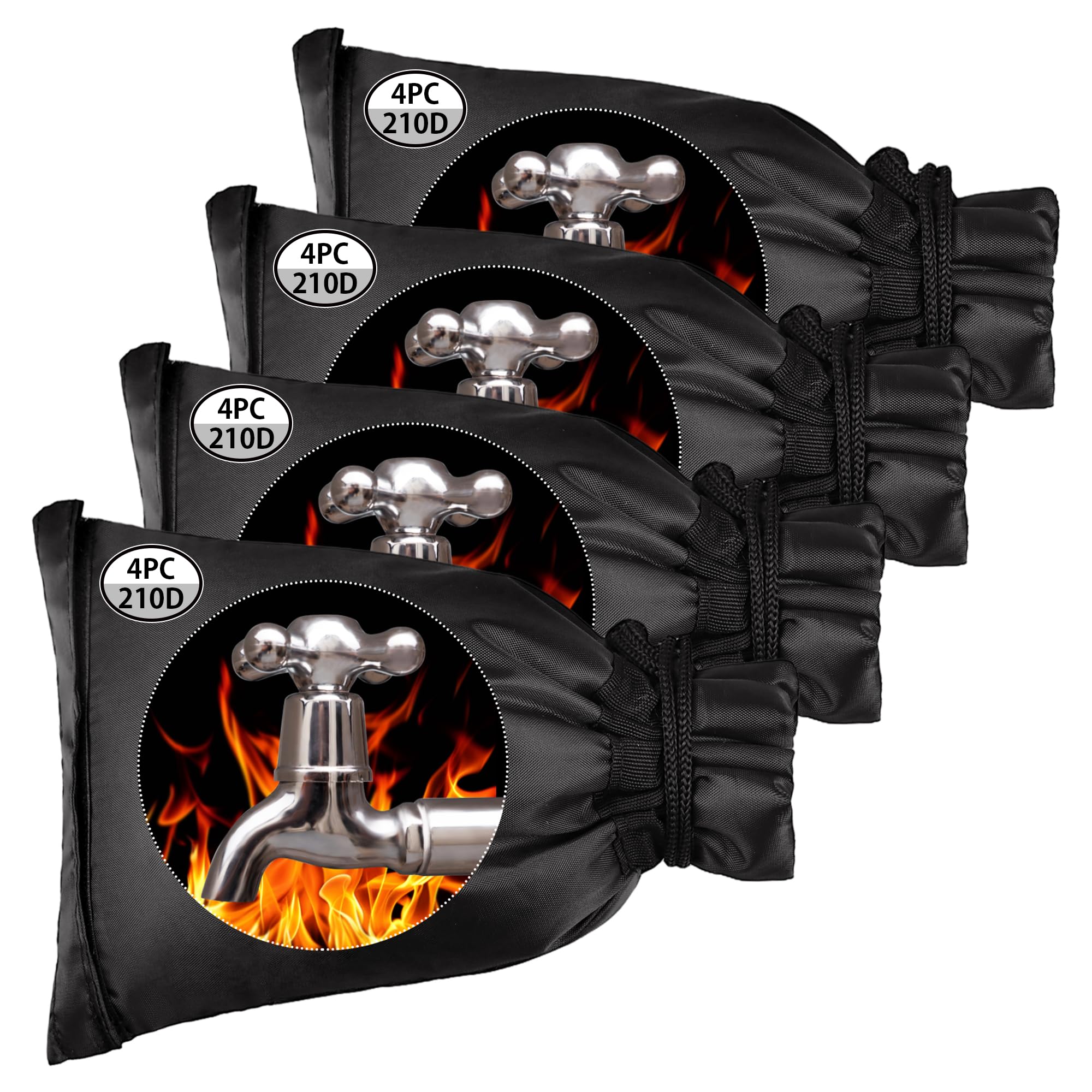 Amazon | MIAODAM 蛇口凍結防止カバー 水道管防寒用 凍結防止 雨錆