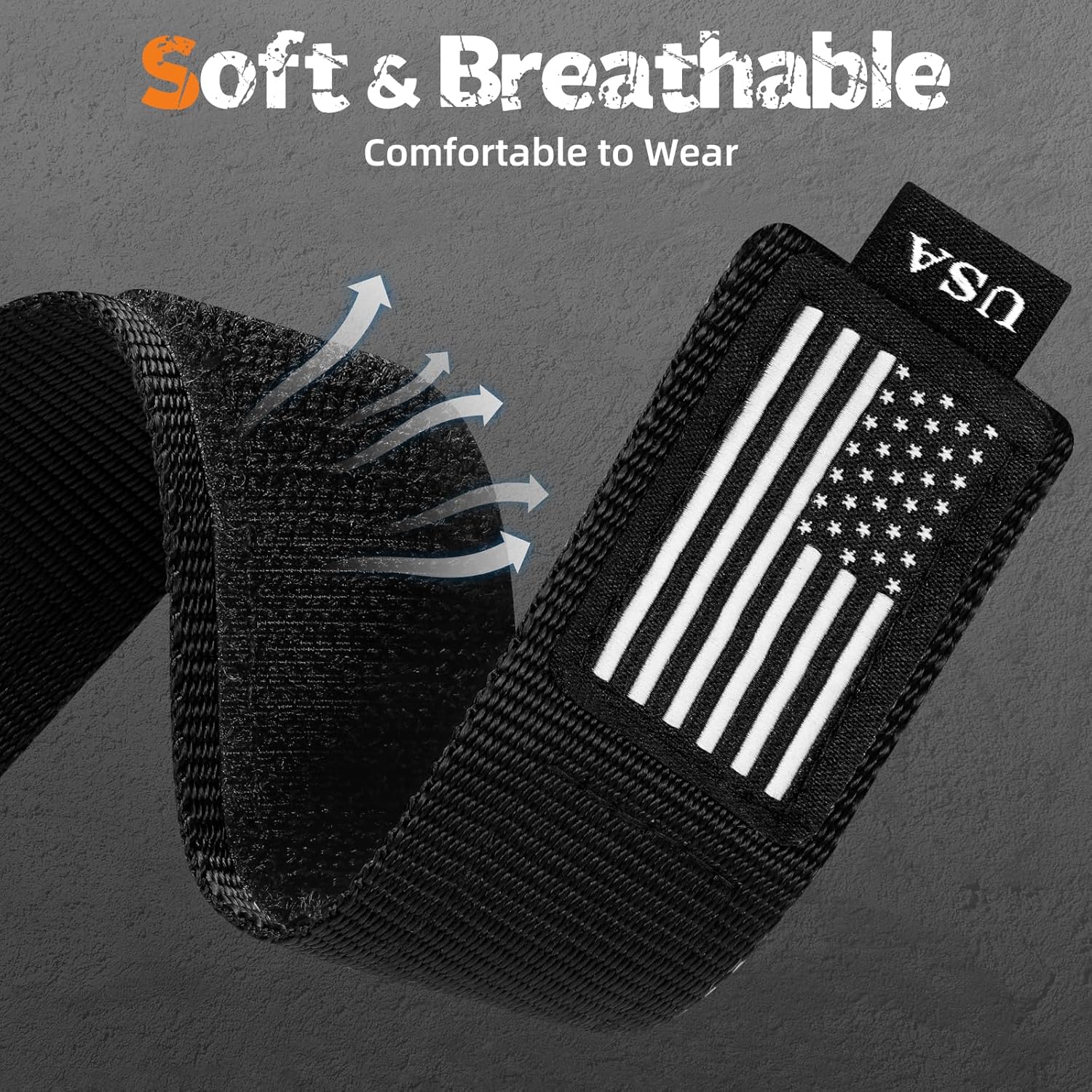 22mm Watch Band Compatible with Garmin Venu 3 Watch Bands/Vivoactive 4/ Venu 2, Nylon Soft Sport Hook&Loop Clasp Wristband Strap Accessories for Forerunner 265/255/255 Music Watch Men Women - Image 4