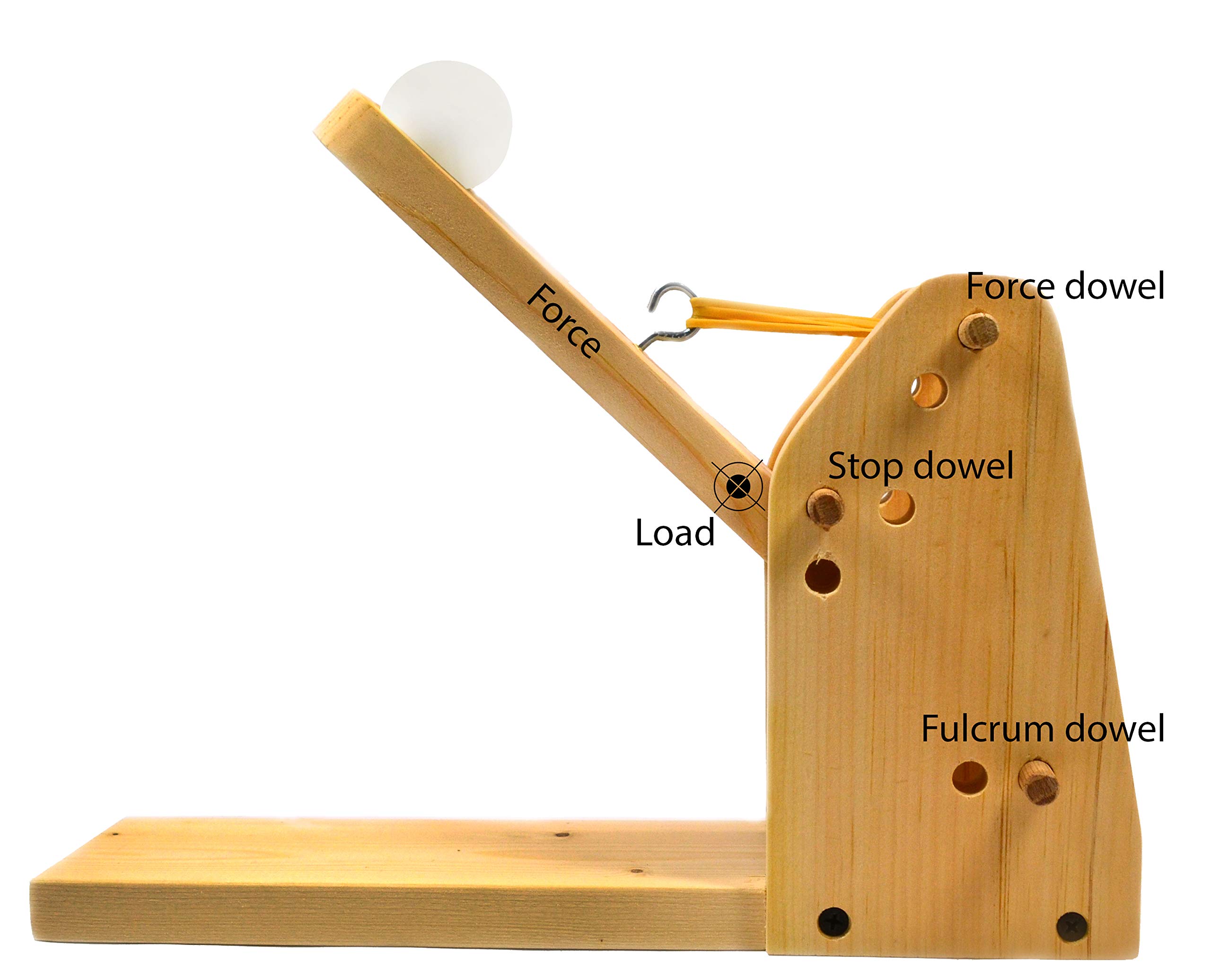 Catapult Kit Build Yourself STEM Learning Premium 3/4" Pine