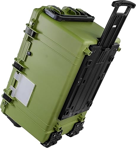 Miniatura 2 de Eylar XXXL - Engranaje de rodillos de transporte de 32 pulgadas, cámara, herramientas, equipo estuche rígido impermeable con espuma (bronceado)