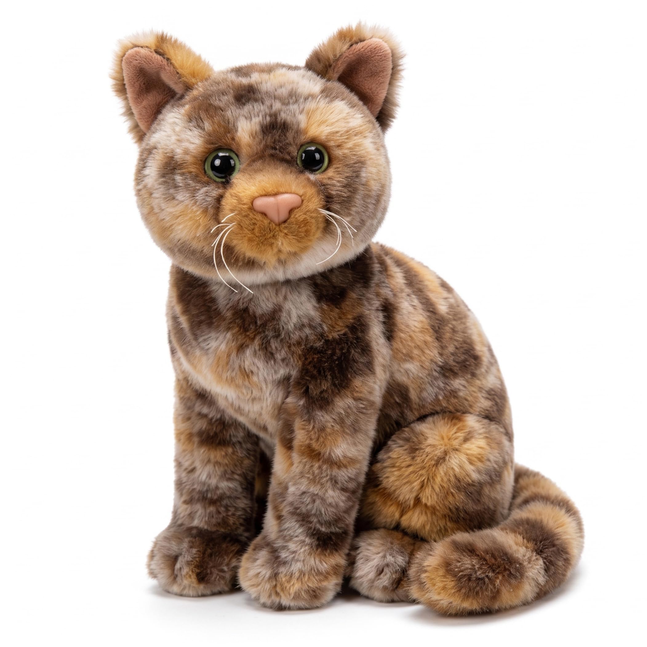 BeVistoso Stuffed Cat, Soft Lightweight Cuddly Cat Plush Toy, 26cm Style 2, Stuffed Animal