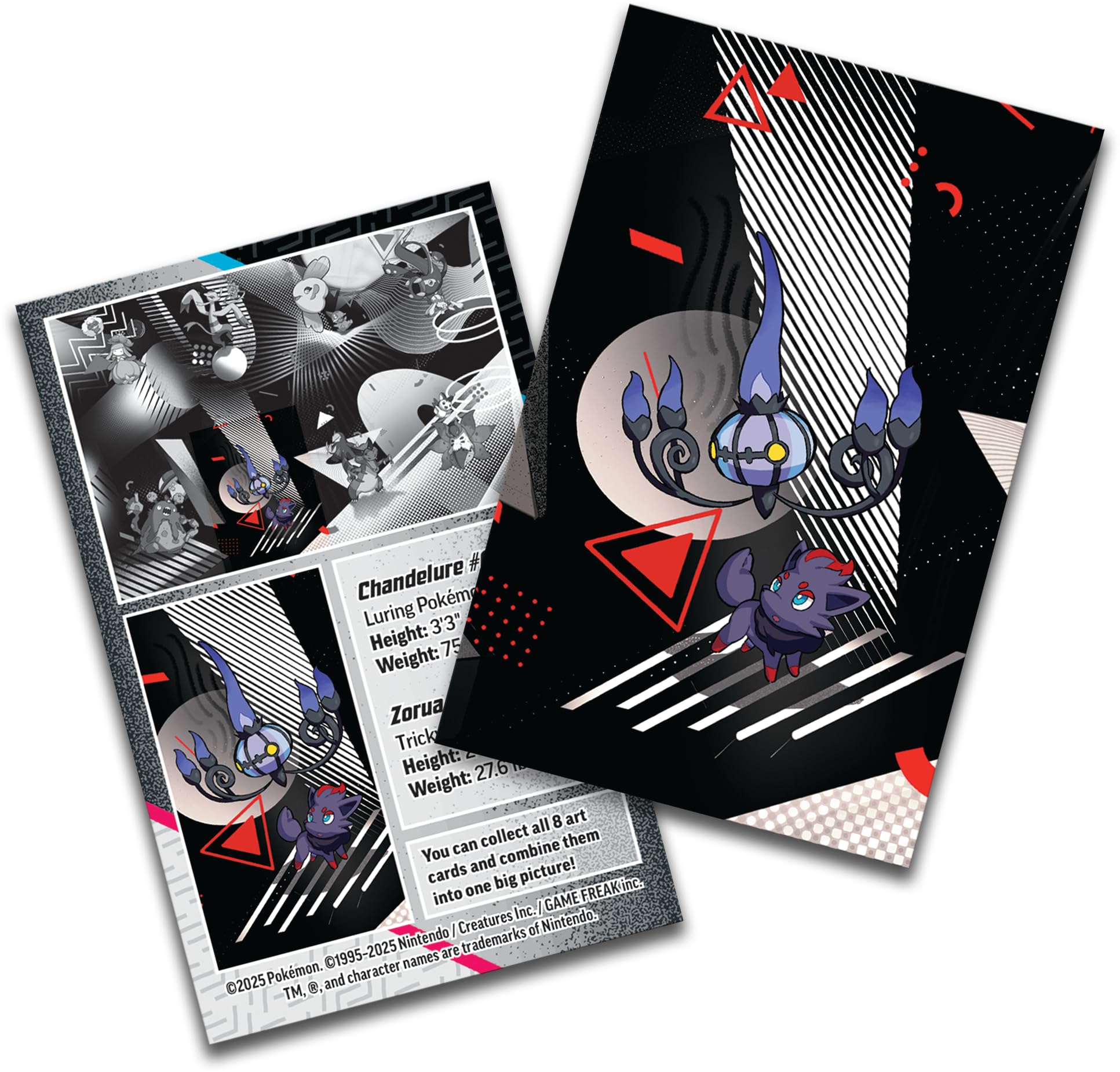 Pokémon TCG: Unova Mini Tin - Chandelure & Zorua (2 Booster Packs & 1 Sticker Card), Multicolor - Image 4