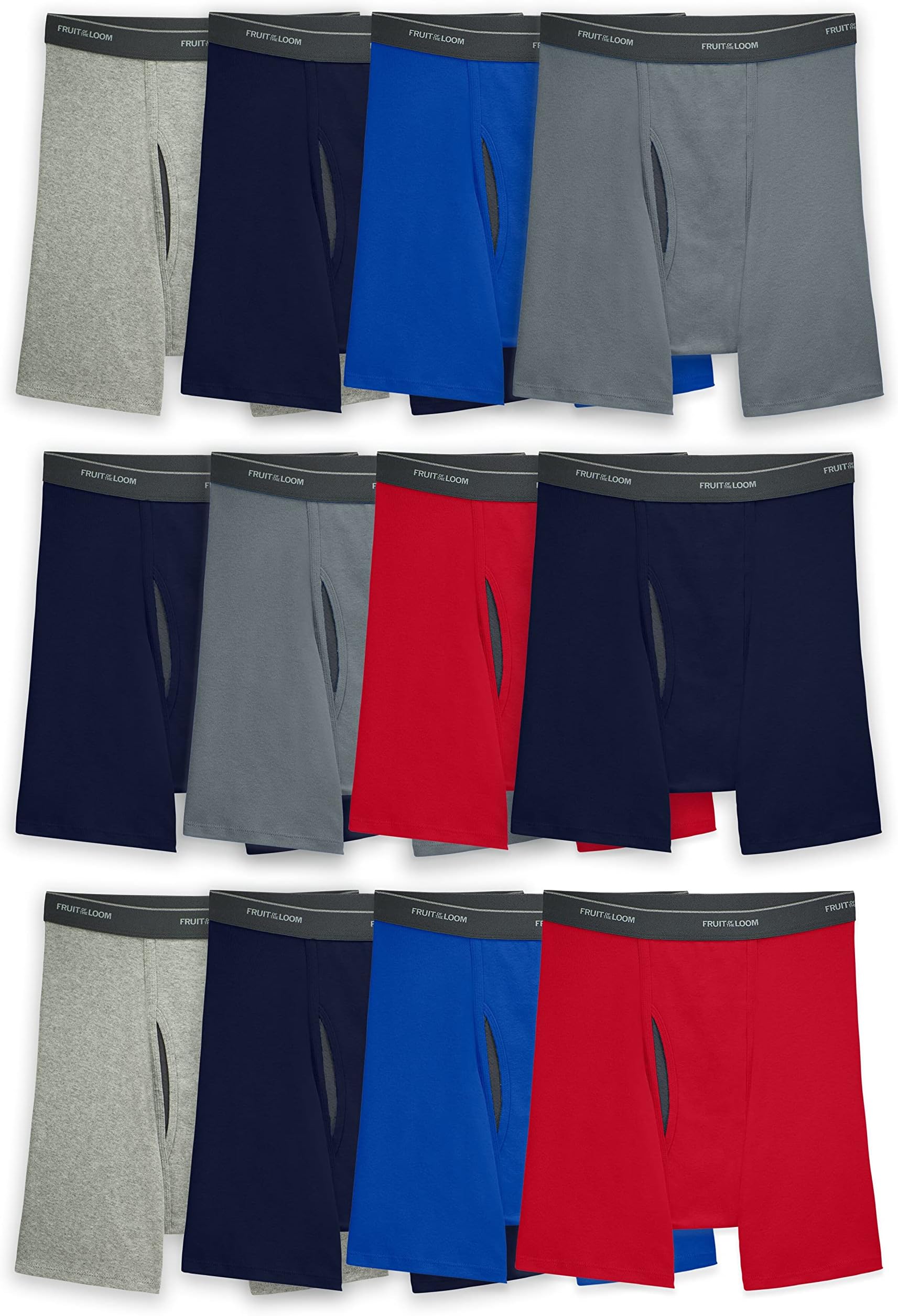 Men's Coolzone Boxer Briefs, Moisture Wicking & Breathable, Assorted Color Multipacks