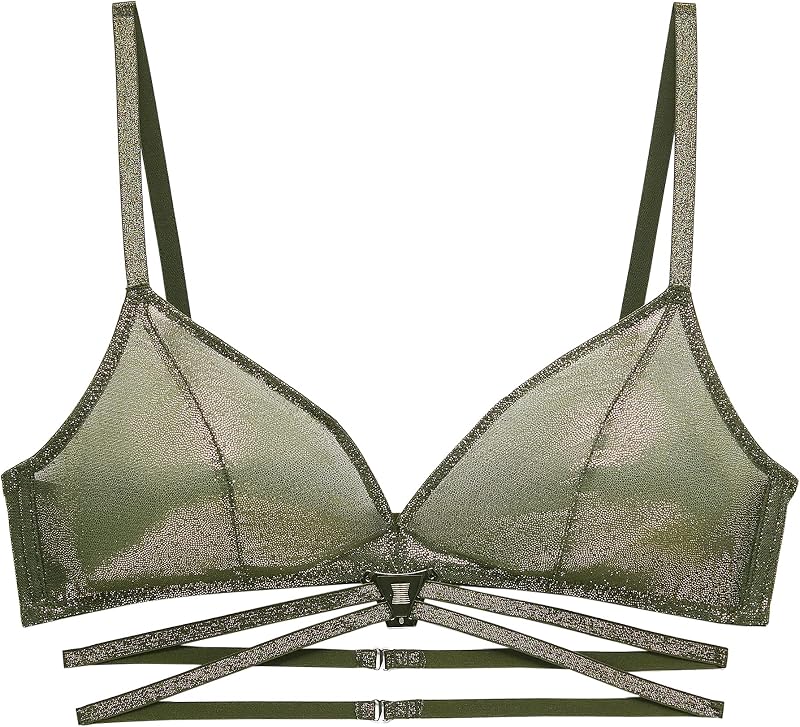 Savage X Women's Going Platinum Strappy Mesh Bralette