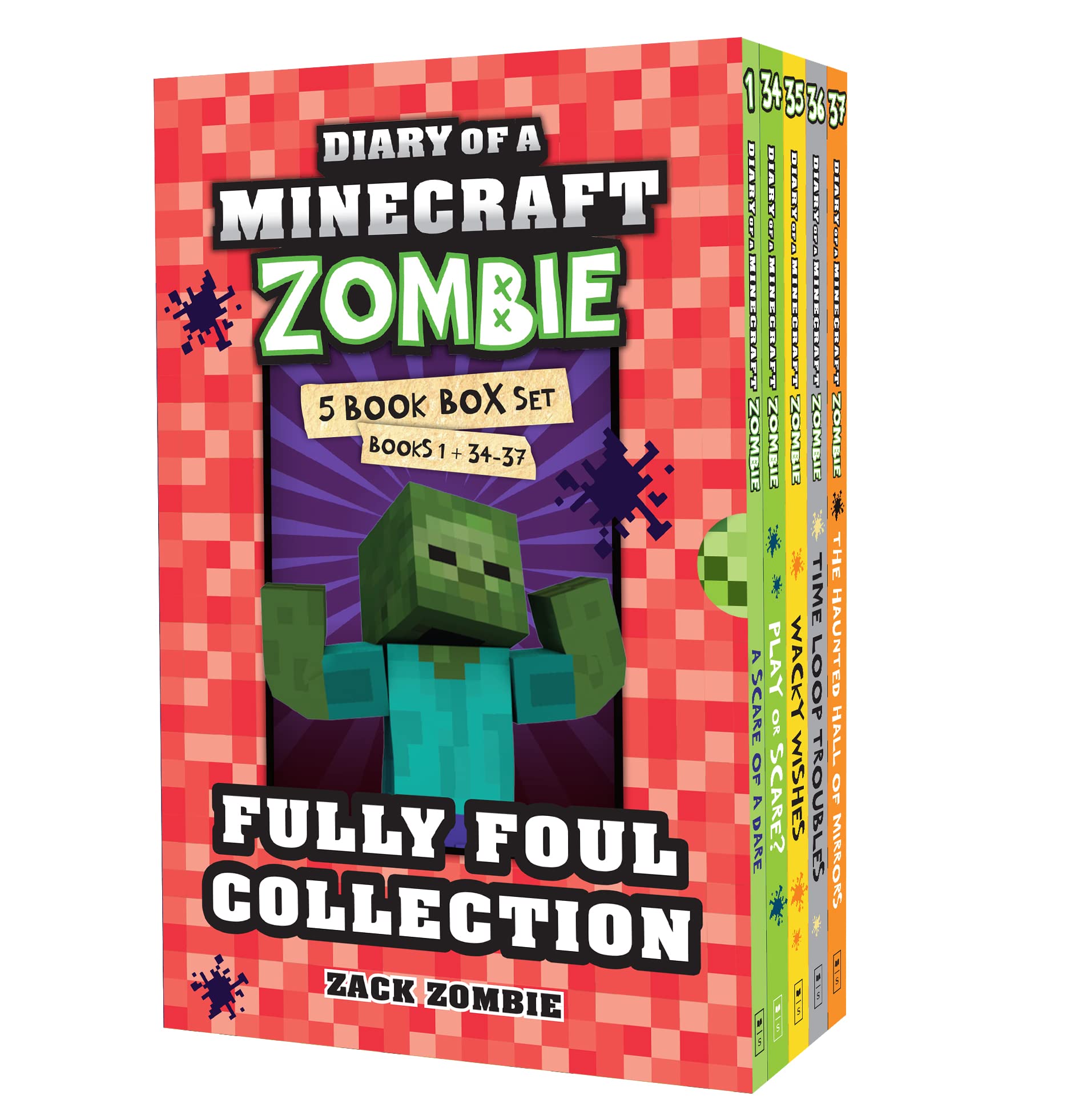 Diary of a Minecraft Zombie: Fully Foul 5-Book Collection : Zombie
