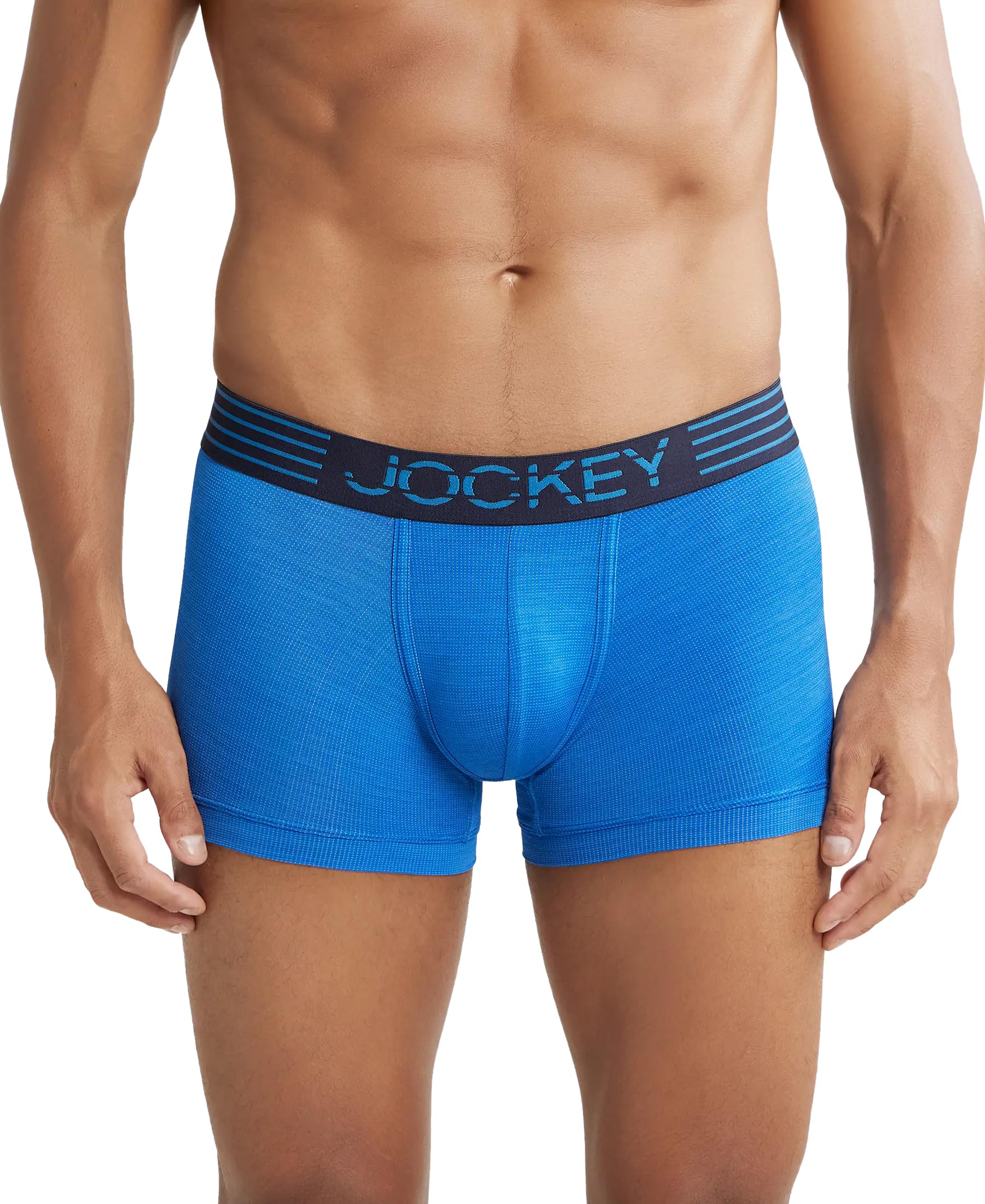 Jockey MM05 Men's Microfiber Mesh Elastane Stretch Active Wear Sports Trunk with Stay Dry Technology