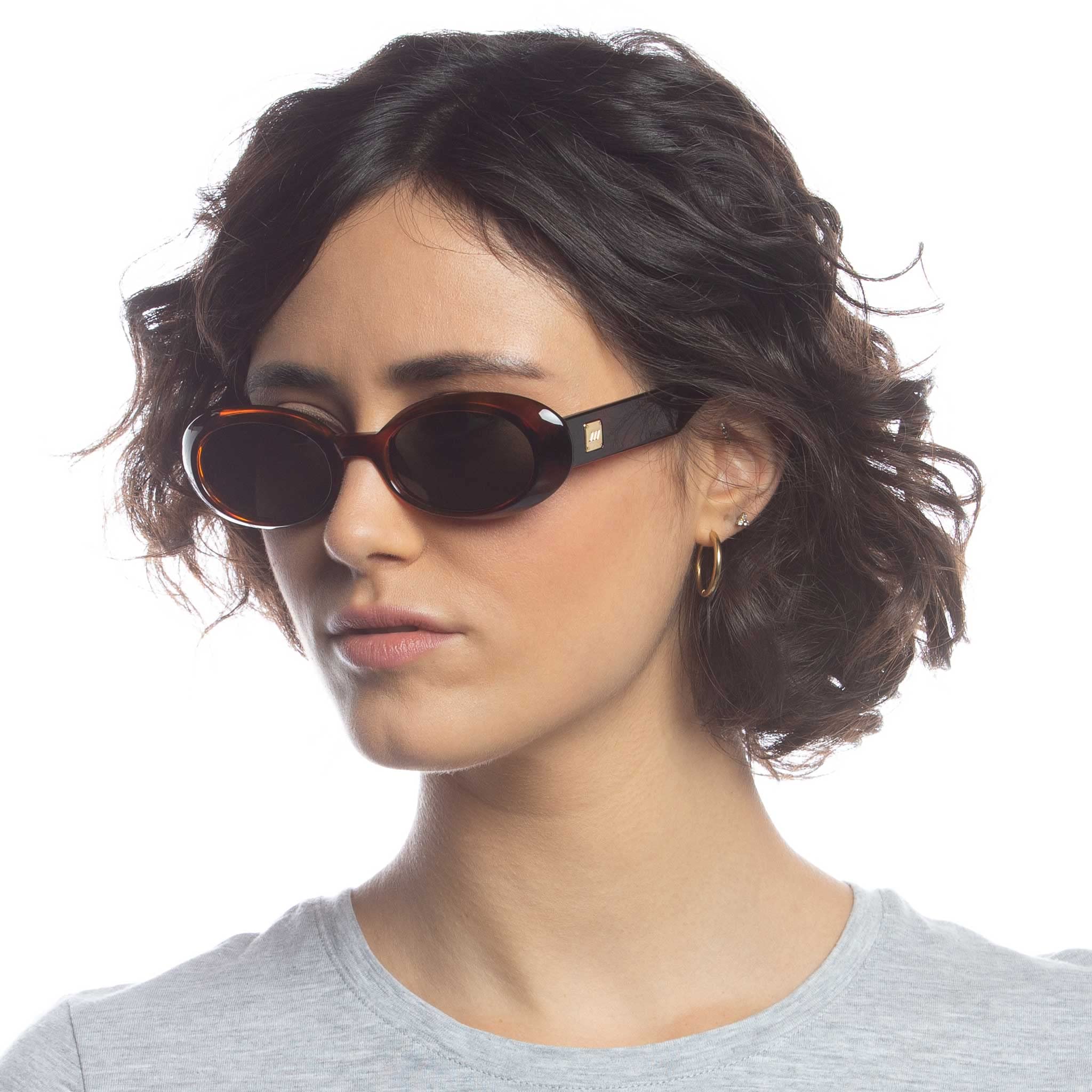 Le Specs Work It! - Gafas de sol para mujer, estilo retro de los años 90, forma ovalada