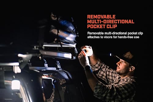 Miniatura 7 de Streamlight 66320 MacroStream - Linterna compacta recargable USB de 500 lúmenes con cordón de muñeca, clip para sombrero y cable USB, color negro