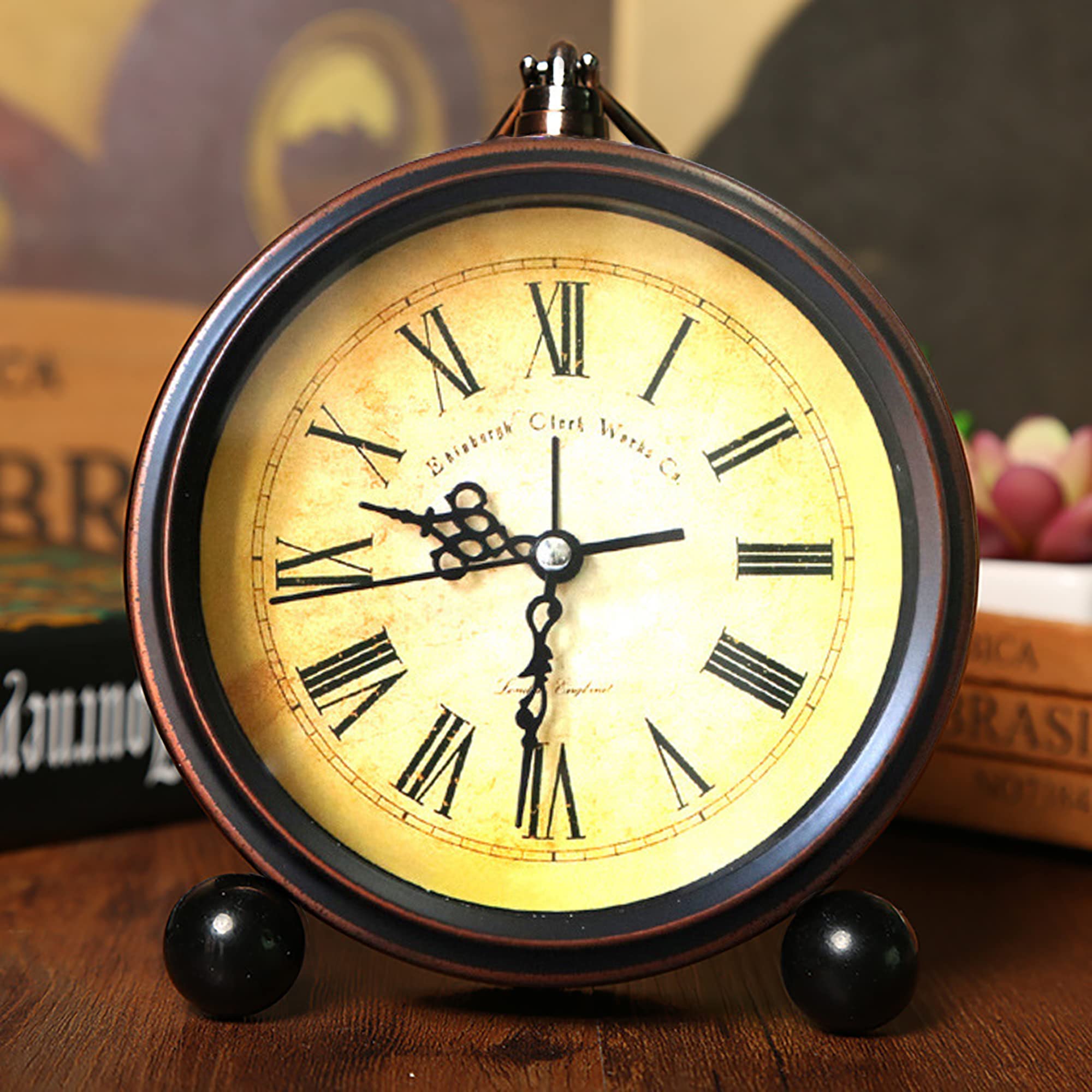Petyoung Smeltende klok surrealistische Salvador Dali stijl grappige bureaus horloge L-vormig voor thuiskantoor, cadeau-idee voor mannen en vrouwen