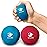 Serenilite 2 Ball Bundle Blue, Red, Stress Balls for Adults, Anxiety Relief Items, Grip Strength Trainer, Meditation Accessories, Physical Therapy Equipment, Fidget Ball, Hand Grip Strengthener.
