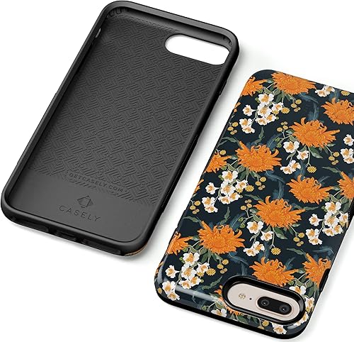 Miniatura 9 de Casely Funda compatible con iPhone 678 Plus  Swirl Away  Funda geométrica verde té