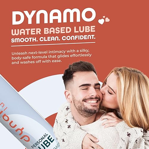 Miniatura 2 de Dynamo Wellness Lubricante personal a base de agua, lubricante que no mancha para hombres, mujeres y parejas, sin parabenos, sin glicerina, tamaño