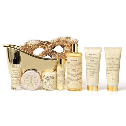 Miniatura 8 de Regalos para el día de la madre, cesta de spa para mujeres, juego de baño y cuerpo de vainilla, regalo de Navidad y cumpleaños, incluye gel de