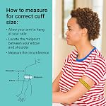 A&D Medical Multi-User Bluetooth Blood Pressure Monitor for Home Use - UA-1200CNBLE - Wide Range Cuff (8.6-16.5" / 22-42cm), Up to 6 Users. Compact Design, Rechargeable Battery and USB Charging Cable