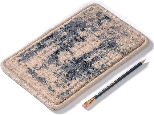 Miniatura 1 de Muestra de alfombra clásica de lana  100% natural para sala de estar y dormitorio, alfombras suaves y duraderas, resistentes y lujosas, beige