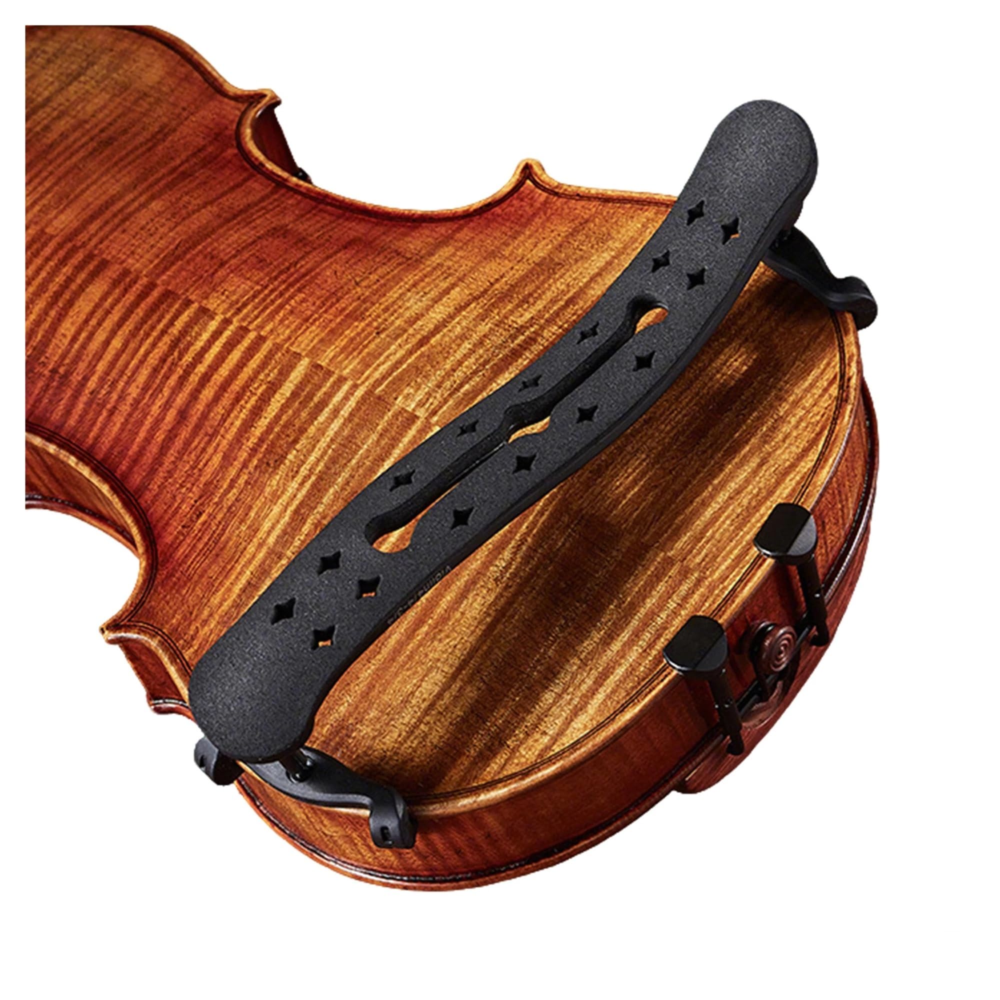 Poggiaspalla in fibra di carbonio for violino 4/4, resistente e leggero, design ergonomico for un facile trasporto