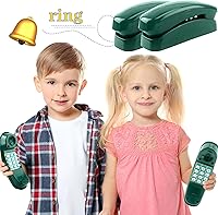 Vista 5 de Swingset - Juguetes para teléfono con llave numérica para niños, parque infantil, casa del árbol, accesorios de gimnasio en la selva (verde)