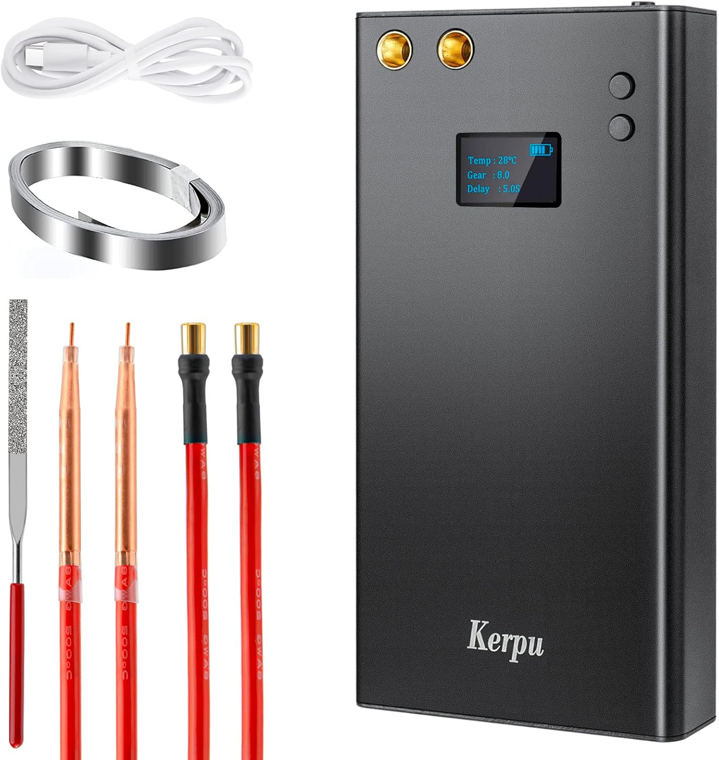 Spot Welder with LCD Screen,7500mAh Portable Spot Welder Adjustable