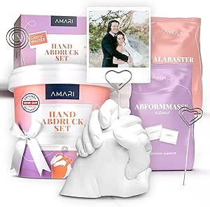 Kit Empreinte Main Et Pied Bébé Kit Empreintes Bébé LATRAT - Cadre Photo Avec Argile Pour Mains Et Pieds - Cadeau Naissance Original Kit Empreinte Bebe