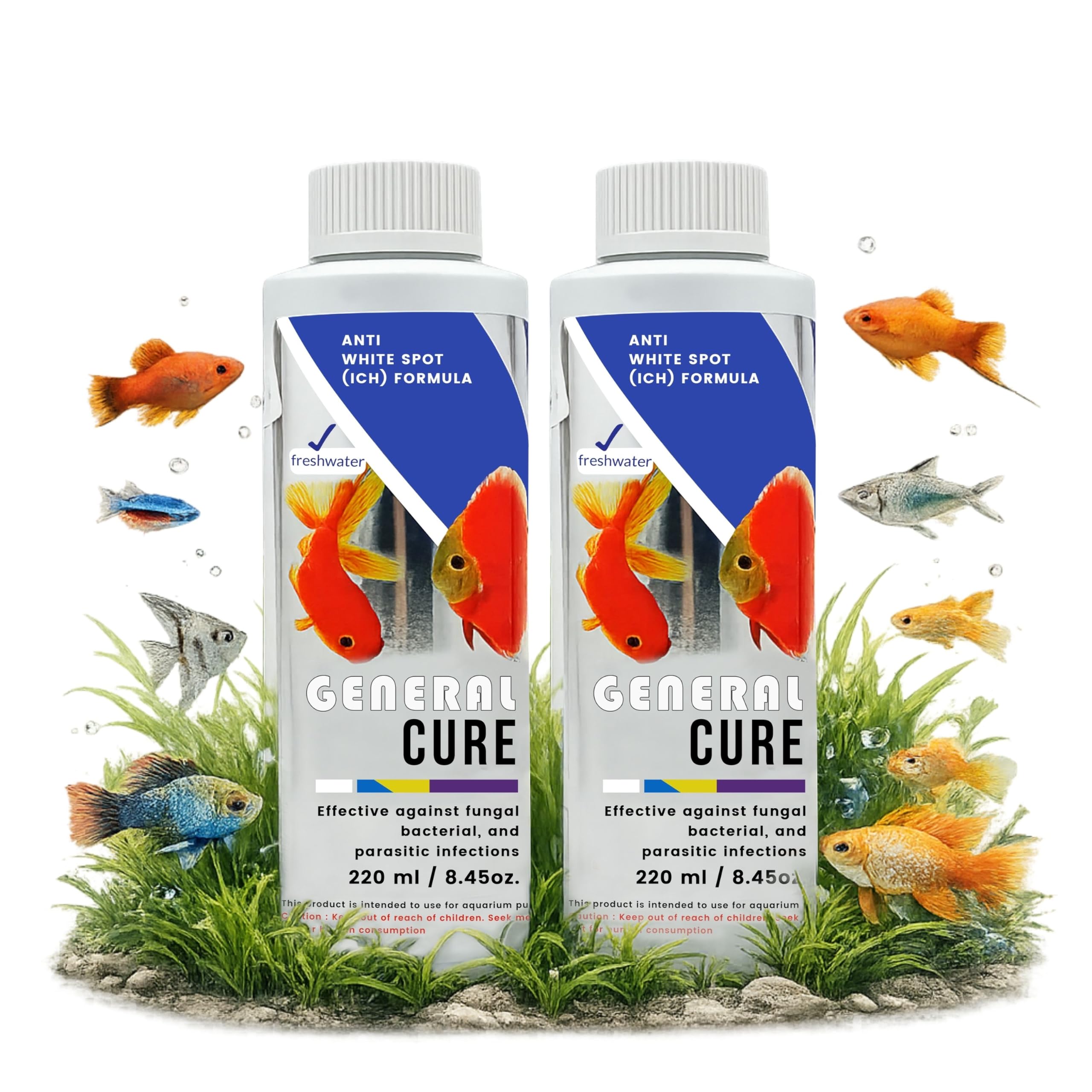 Foodie Puppies Aquatic Remedies General Cure - 220ml | Suitable for Fresh Water System | Anti White Spot Formula | Aquarium Water Medicine — Amazon image 10