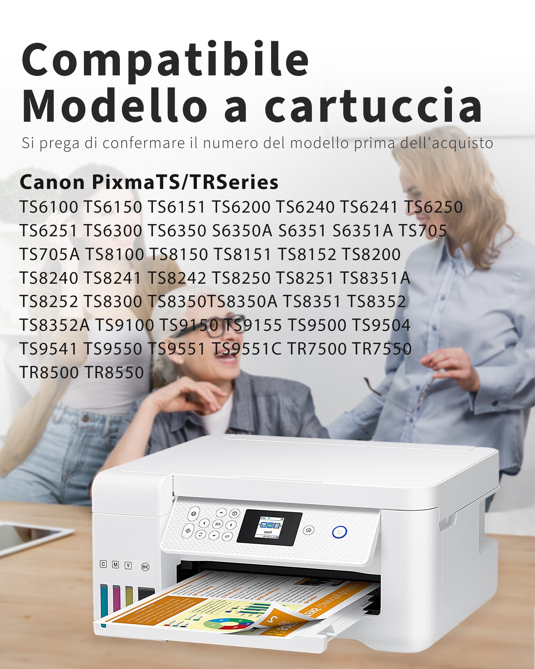 OINKWERE 580XXL 581XXL Cartucce d'inchiostro 5-Confezioni Compatibili con Canon PGI-580 CLI-581 Pixma TR7550 TR8550 TS6150 TS6151 TS8150 TS8151 TS8152 TS9150 (1 PGBK 1 Nero 1 Ciano 1 Magenta 1 Giallo)