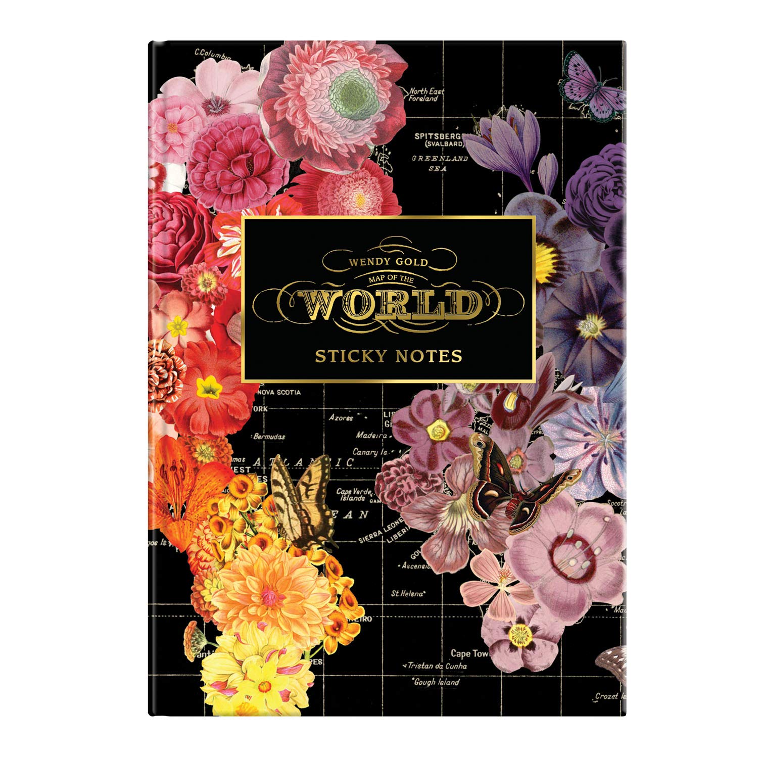 Sticky Notes Hardcover Book: Wendy Gold Full Bloom