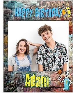 Custom Social Media Graduation Photo Booth, 2020 Graduation Decorations, Class of 2020 Decorations, School Photo Booth Props, Personalized School Graduation Photo Booth Frames, Size 36x24, 48x36