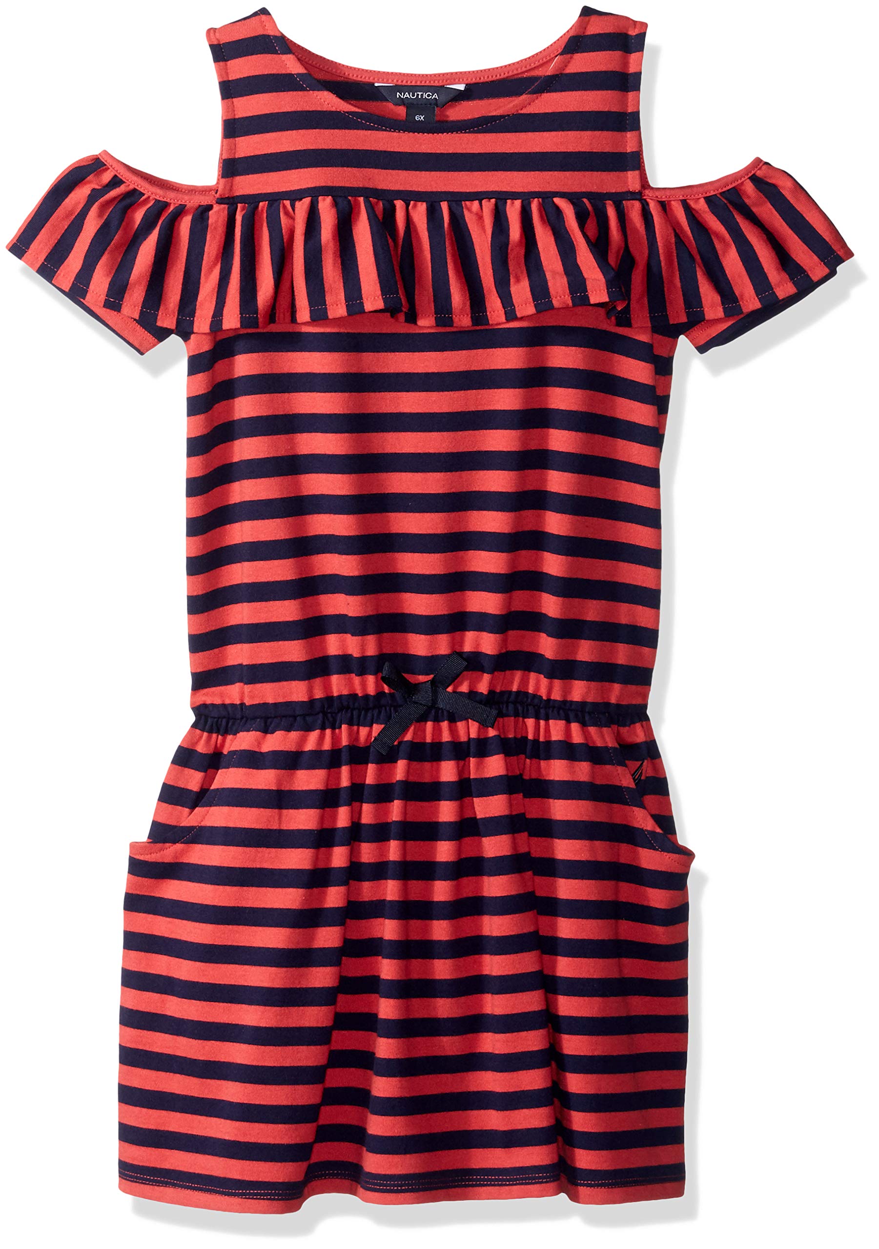 Nautica Girls Patterned Sleeveless Dress