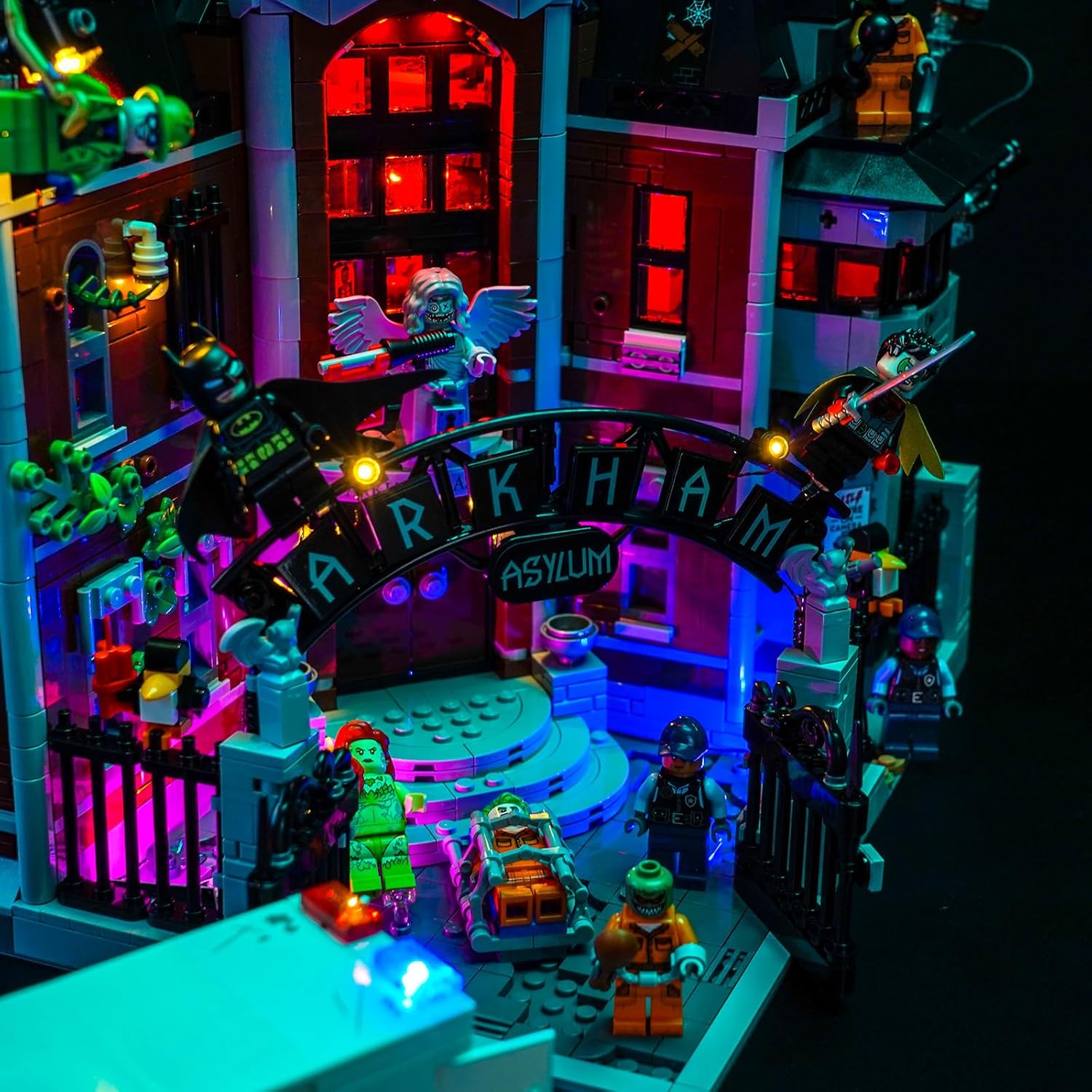 LED Lighting Compatible with LEGO 76300 Arkham Asylum,RC Light Kit Compatible with LEGO 76300,Model NOT Included - JUST Lights